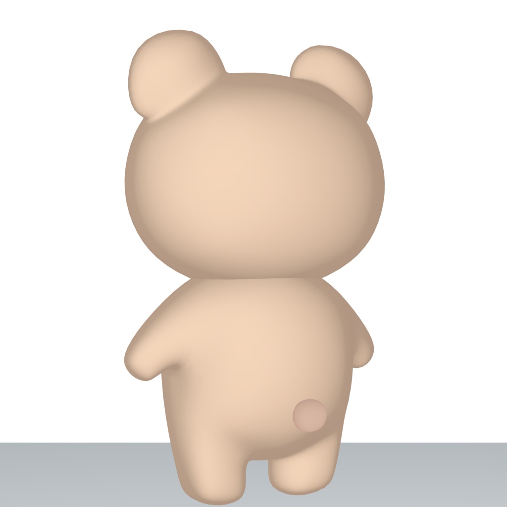 【無料】3Dモデルのくま
