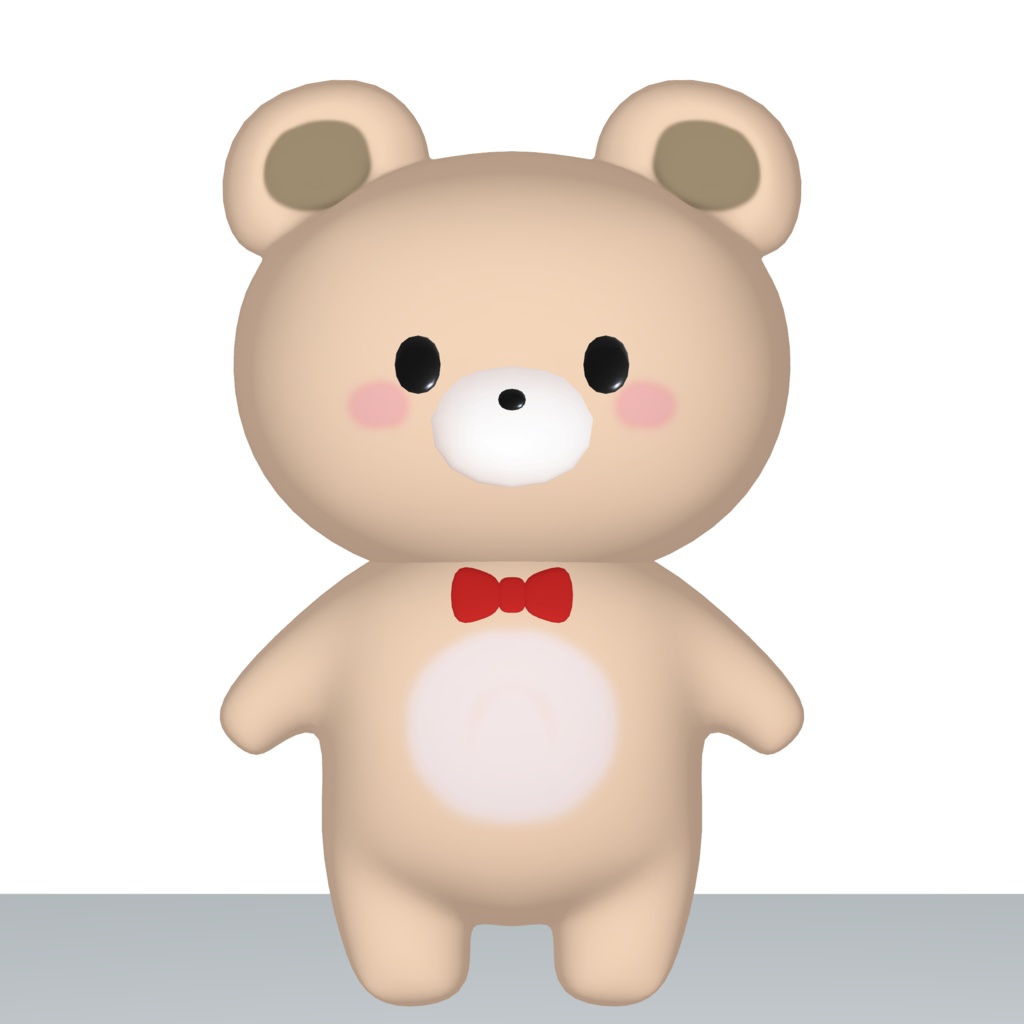 【無料】3Dモデルのくま