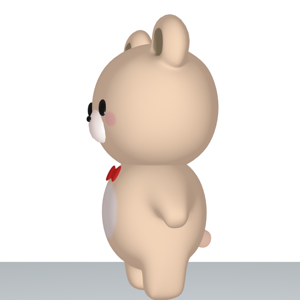 【無料】3Dモデルのくま