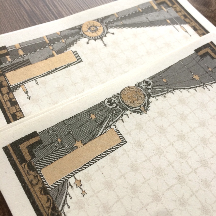 【旧版】組み立て式レターセット《蝕の天幕》