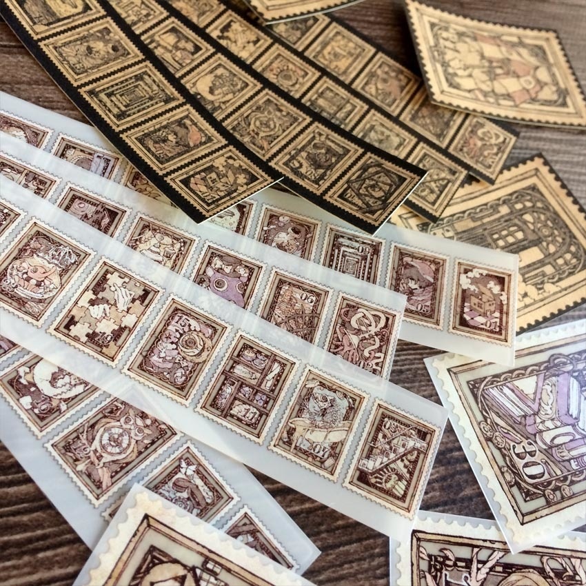 切手ステッカーセット《No.01-32》