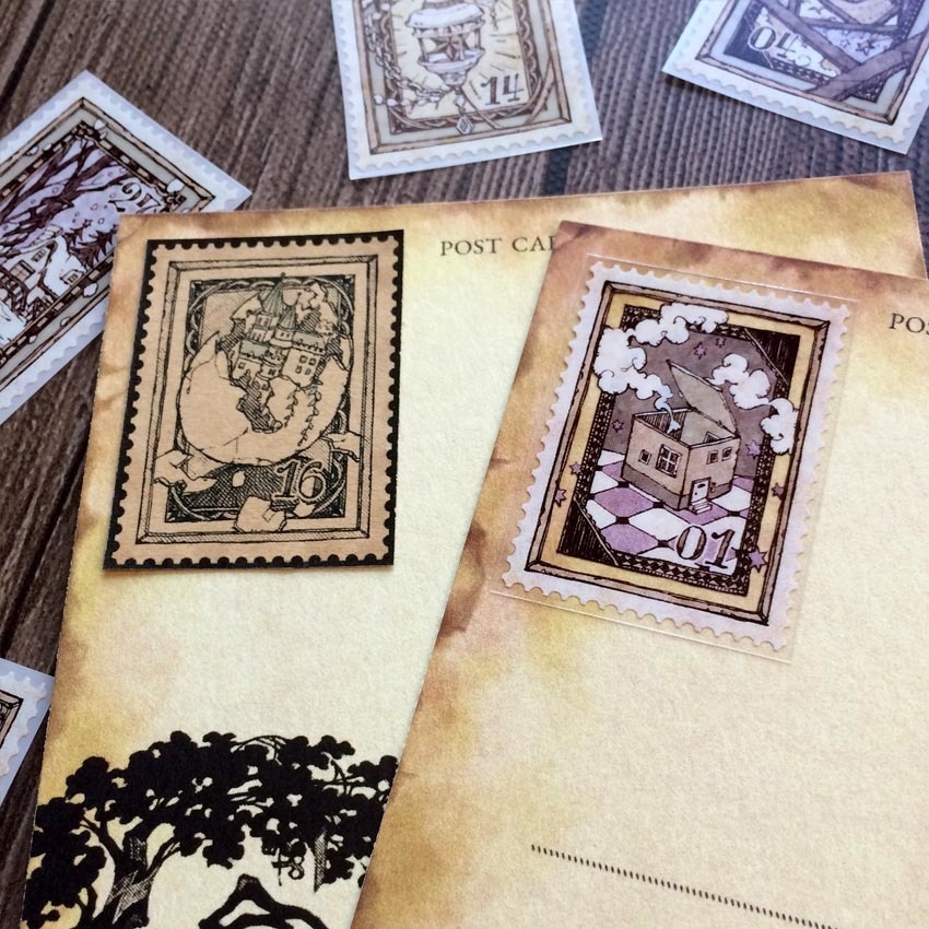 切手ステッカーセット《No.01-32》