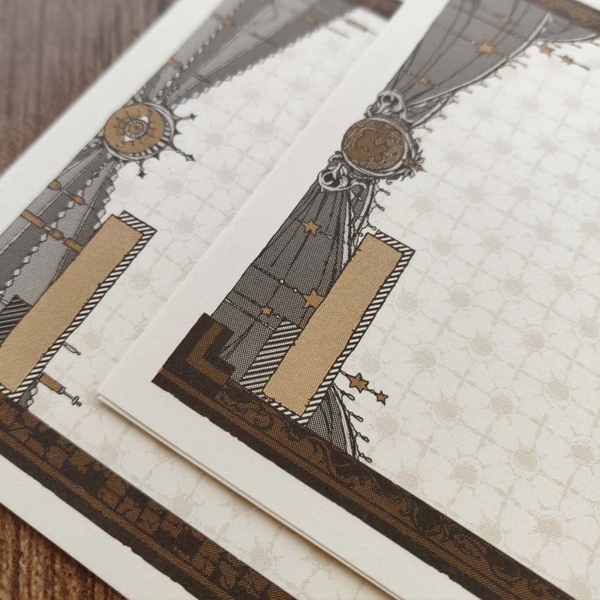 【再版】組み立て式レターセット《蝕の天幕》