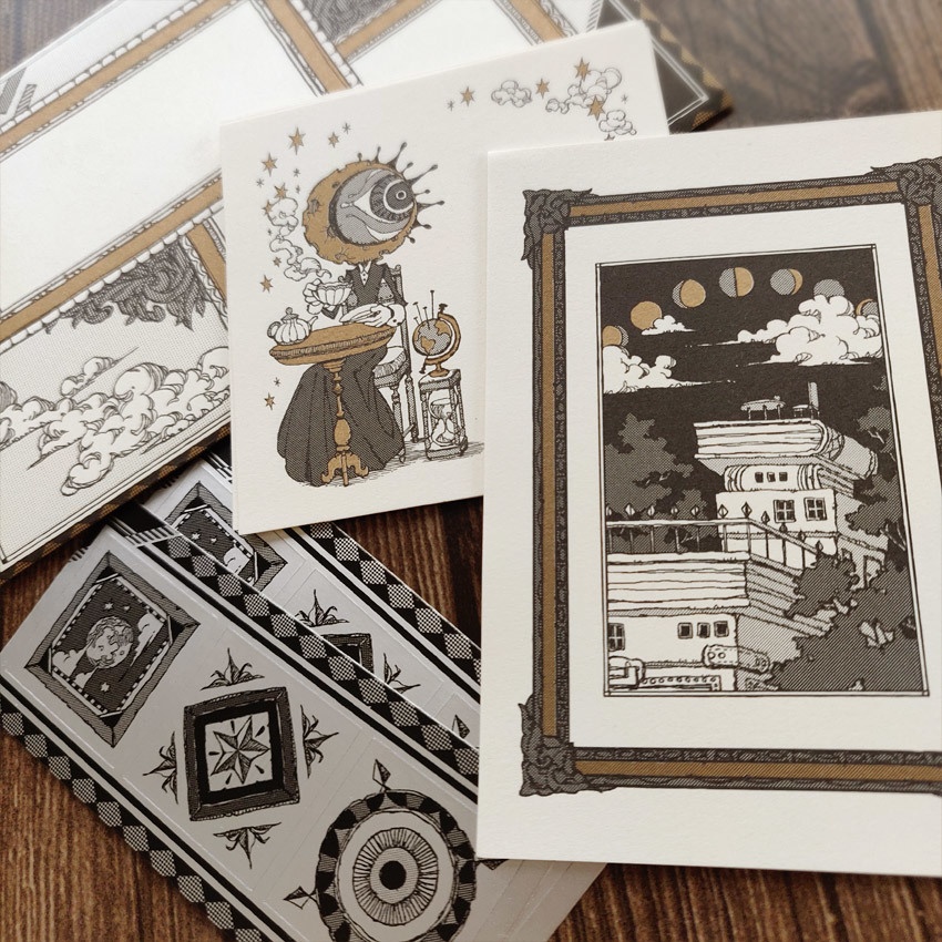 【再版】組み立て式レターセット《蝕の天幕》