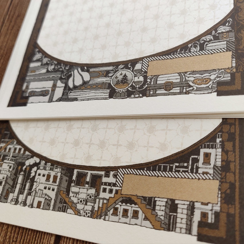 【再版】組み立て式レターセット《蝕の天幕》