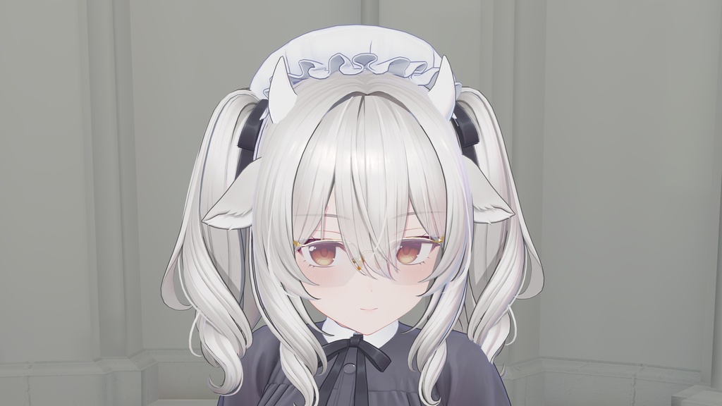 VRChat「全アバター向け」3Dモデル眼鏡 mod.101