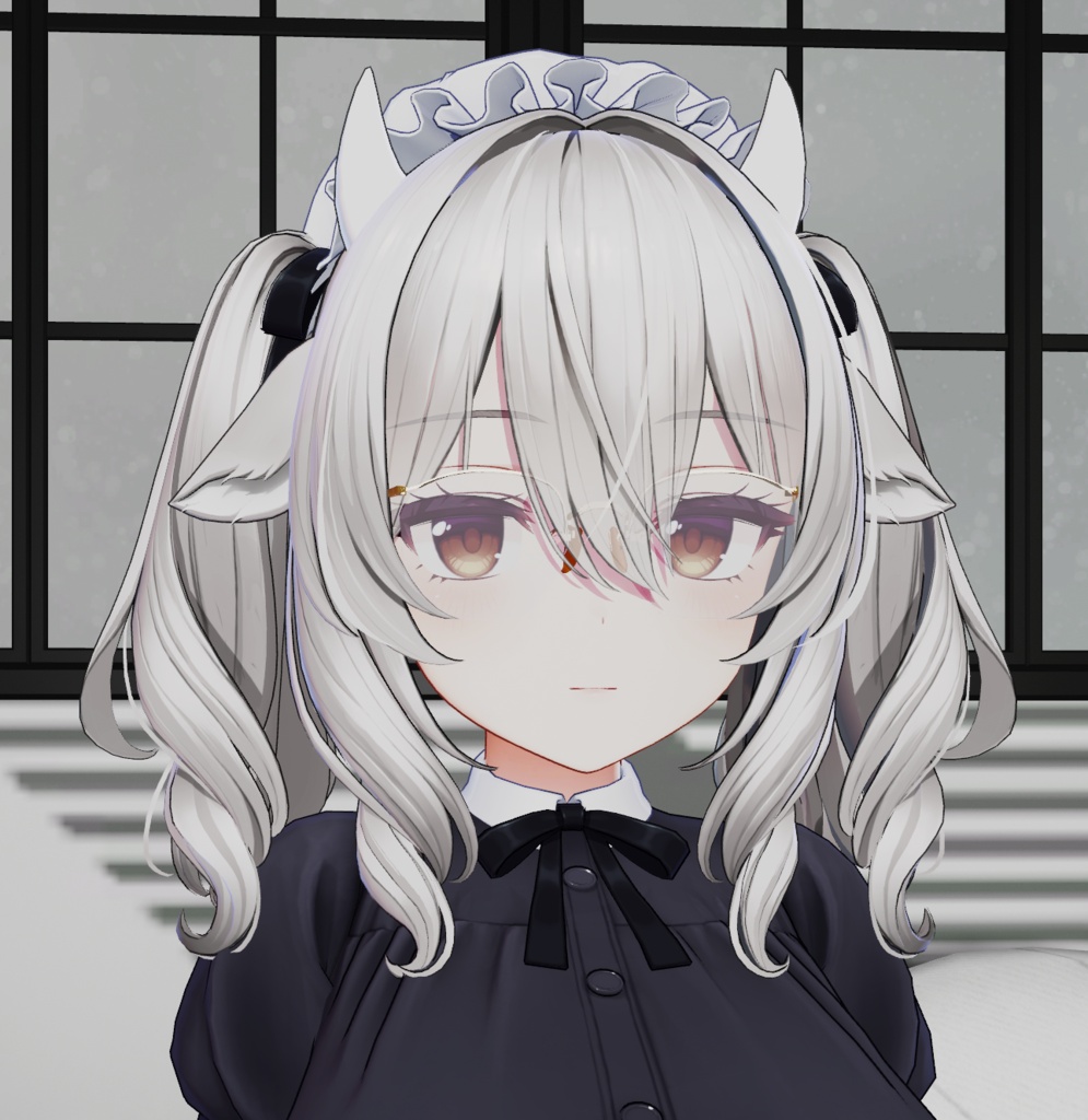 VRChat「全アバター向け」3Dモデル眼鏡 mod.101