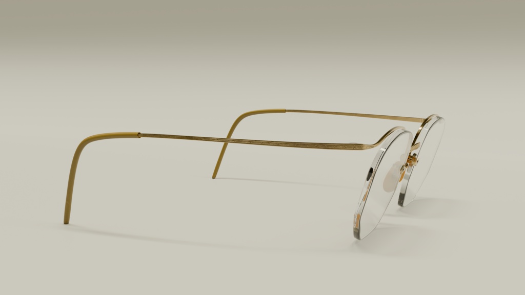 3Dモデル眼鏡 mod.101
