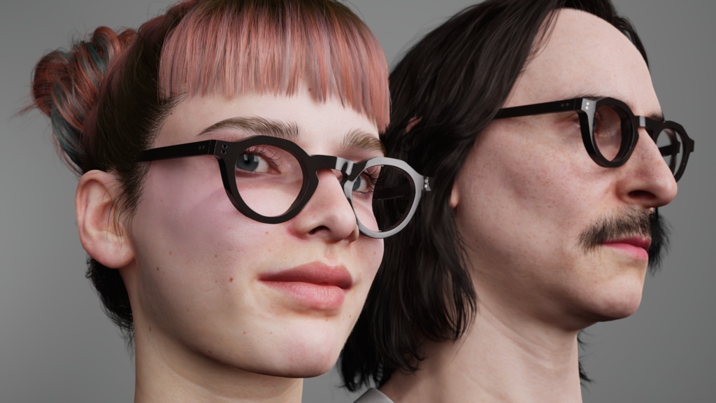 【期間限定無料】3Dモデル眼鏡 mod.102