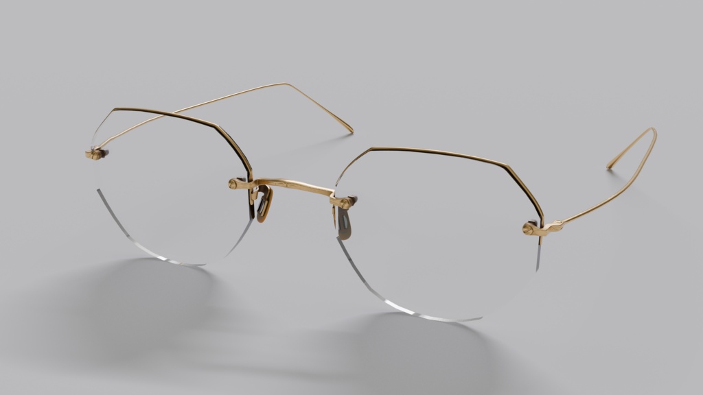 【期間限定無料】3Dモデル眼鏡 mod.103