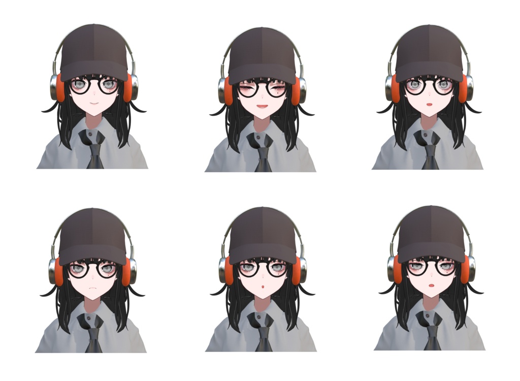 オリジナルVRChat用アバター「有加」