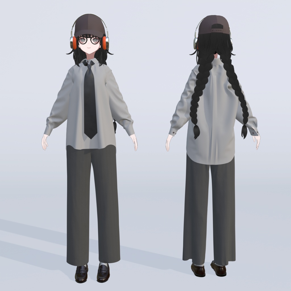 オリジナルVRChat用アバター「有加」