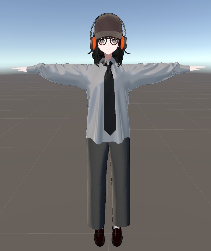 オリジナルVRChat用アバター「有加」