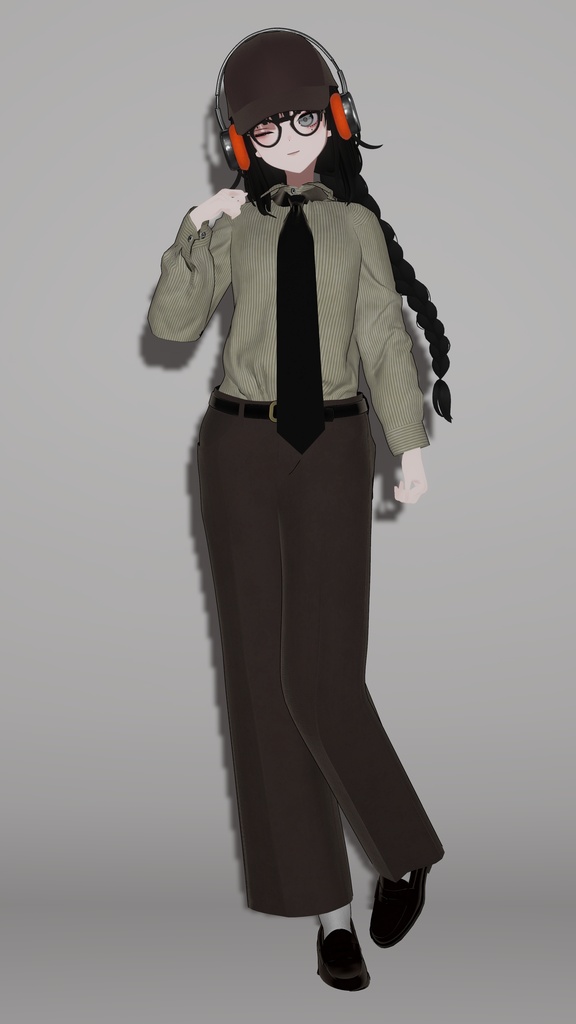 【sale】オリジナルVRChat用アバター「有加」衣装三着