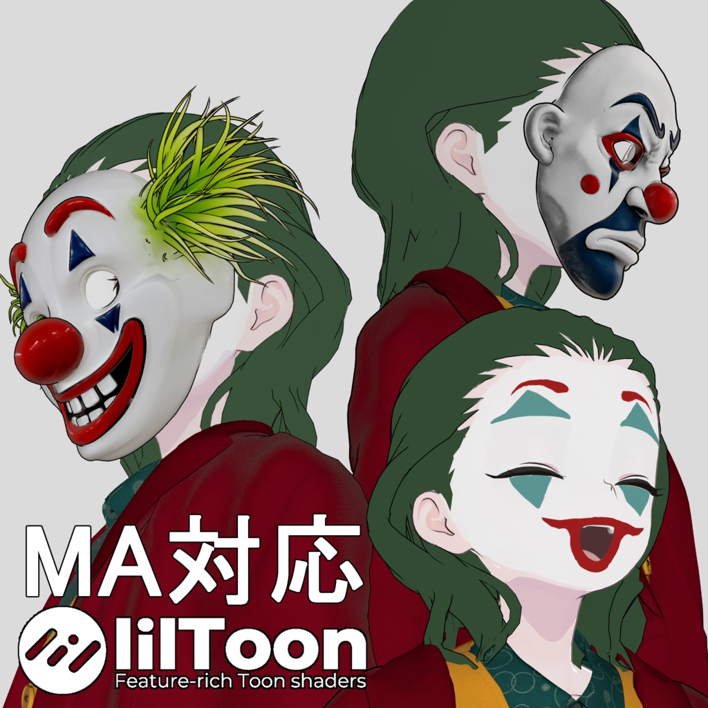 【特別価格】Lapwing #0 Jokerset(costume,hair,mask,facepaint)