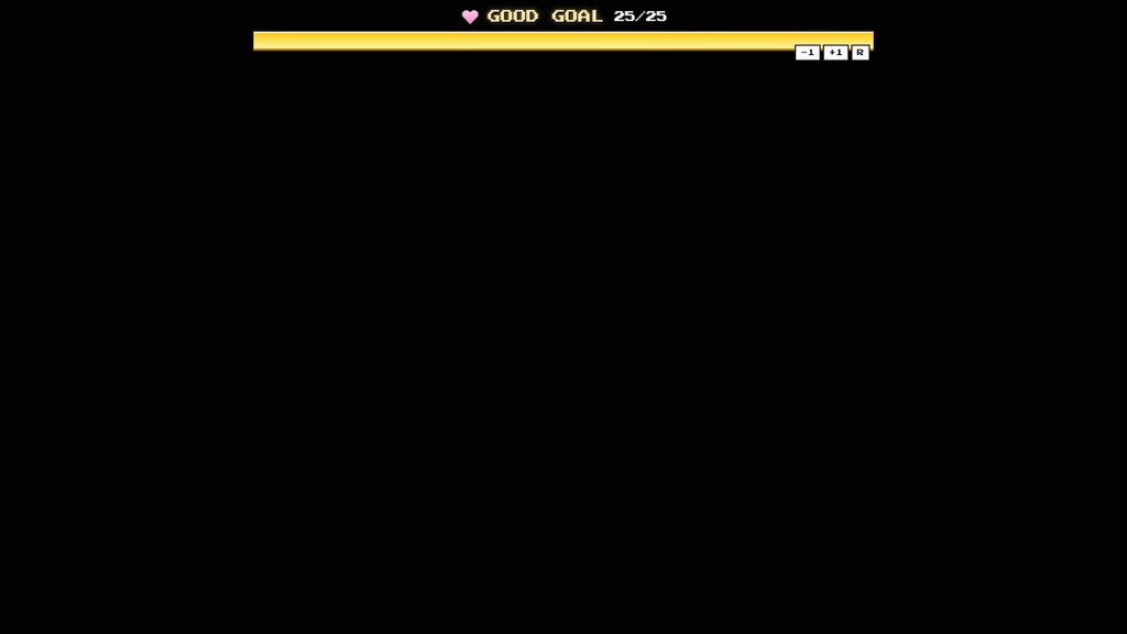 GOOD GOAL Pixel Gauge – 配信画面にレトロ風の進捗ゲージを追加