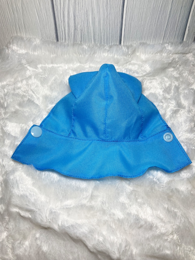 ねこみみレインポンチョ10cmぬいサイズ