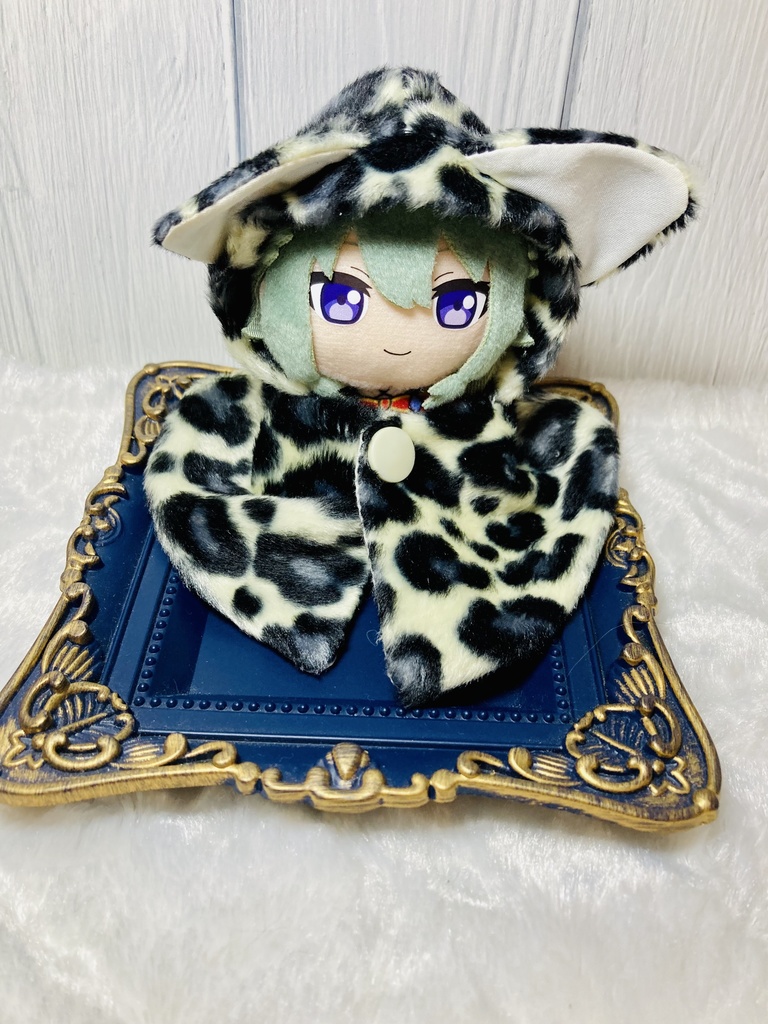 ぷちぬい用猫耳マント