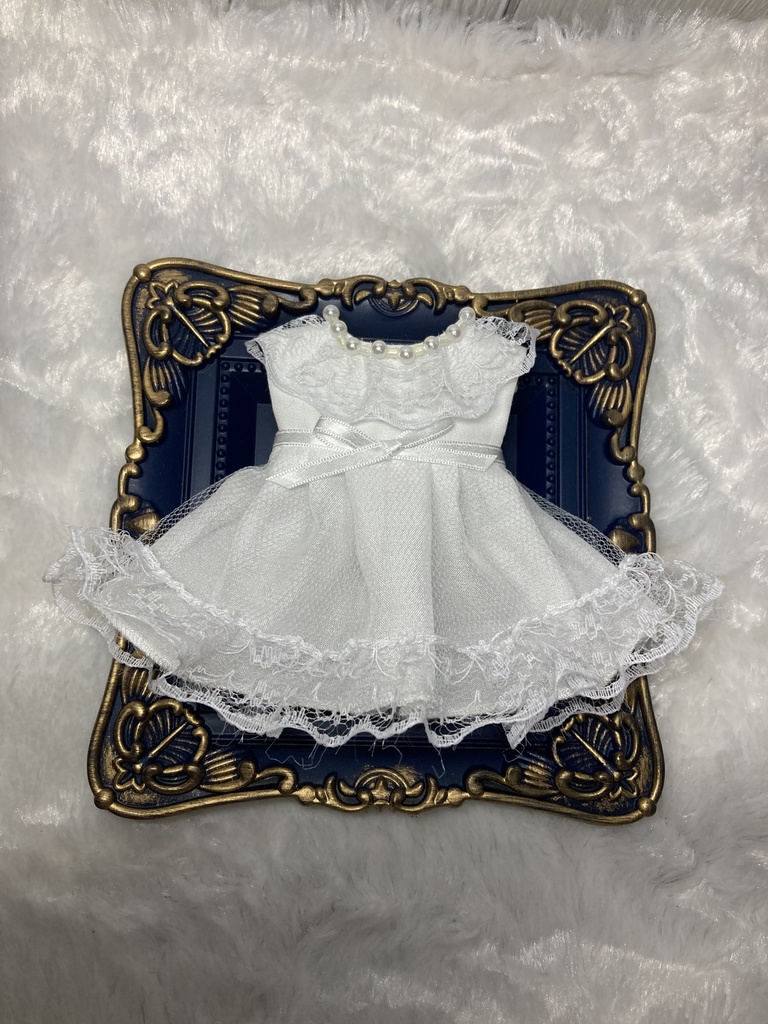 11cmぬい用ワンピース&ボンネット