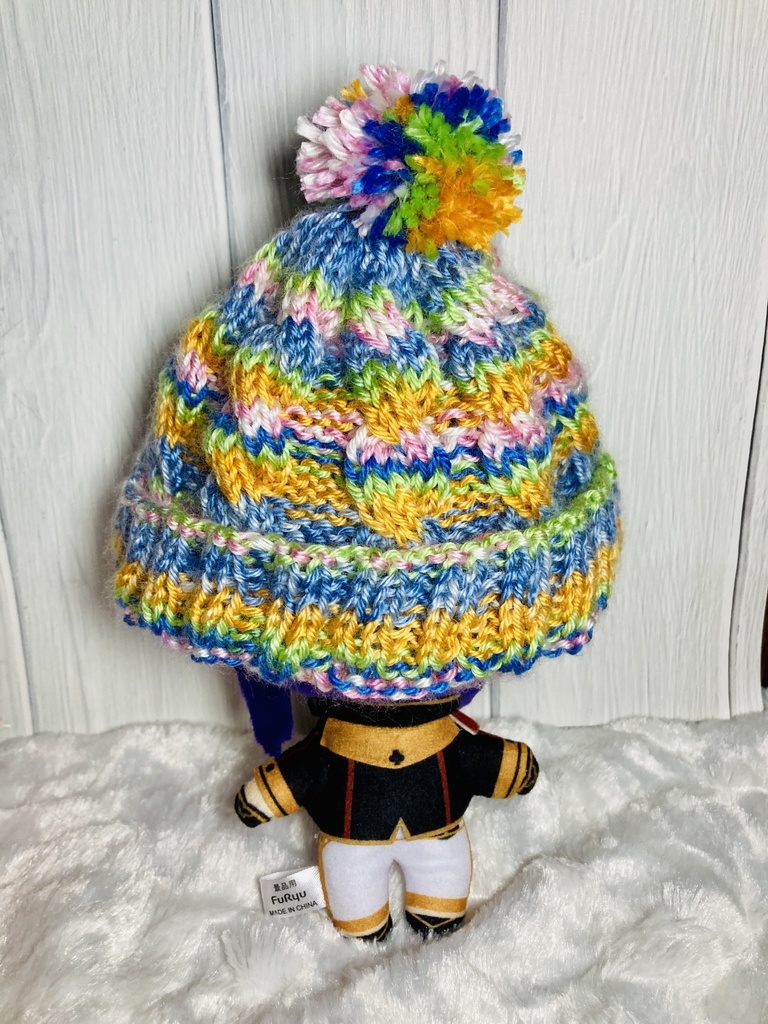 プライズぬい16cm用毛糸の帽子