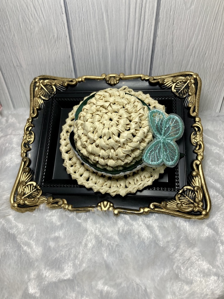 11cmプライズぬい用麦わら帽子