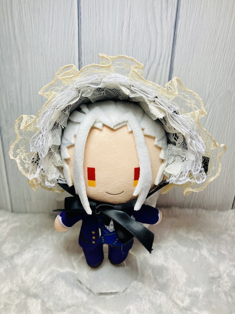 10cmぬいぐるみ用 金木犀刺繍ボンネット