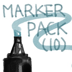 CLIPSTUDIO用 MARKER PACK(10)