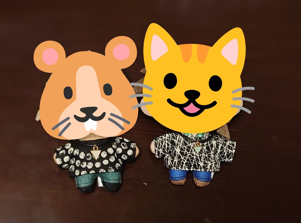 10cmぬいTシャツ チョーカーセット【訳あり】