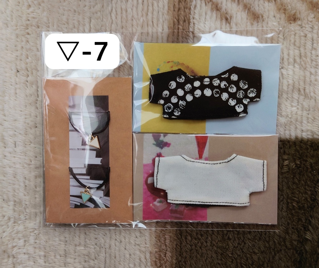 10cmぬいTシャツ チョーカーセット【訳あり】