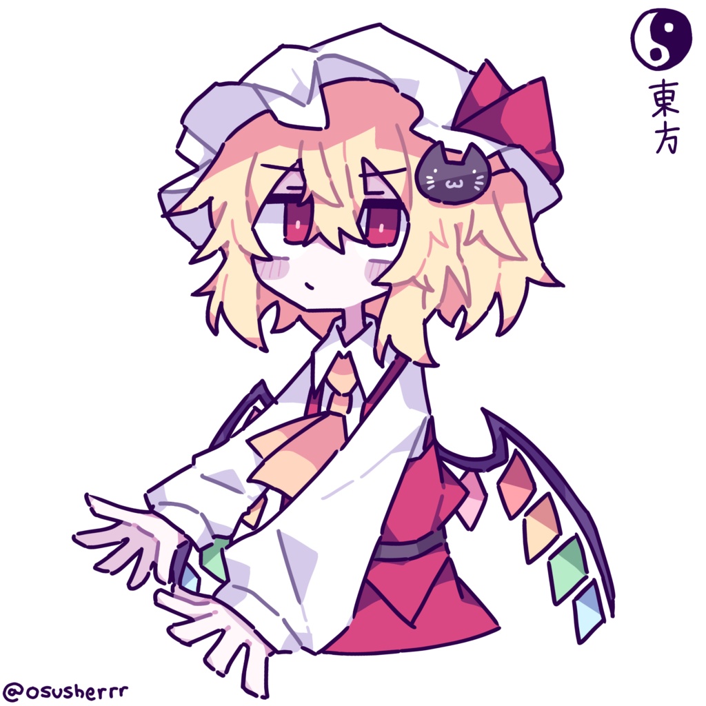 東方フランちゃんアクリルキーホルダー