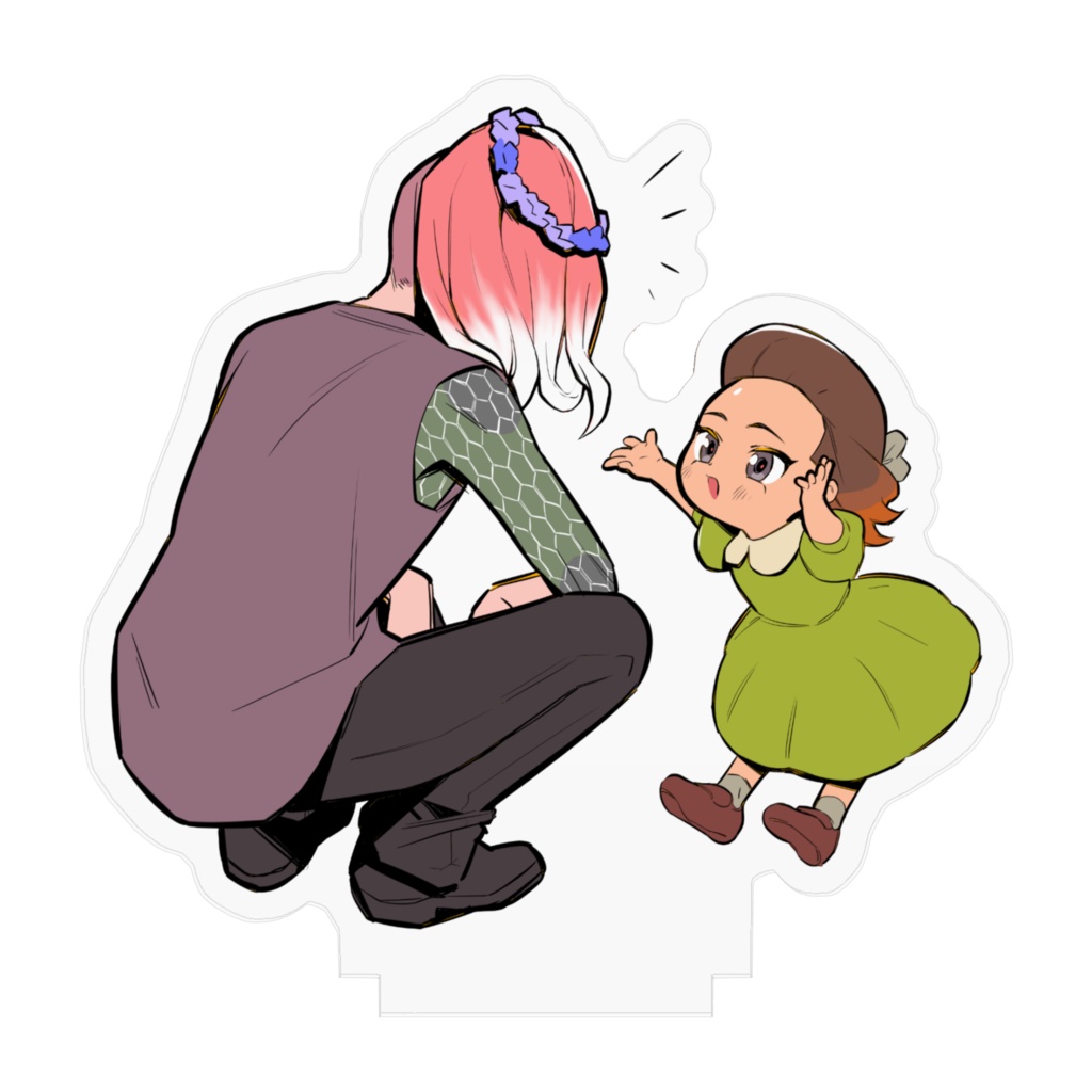 ノズノ子とちあきちおじさん_アクスタ(70mm)