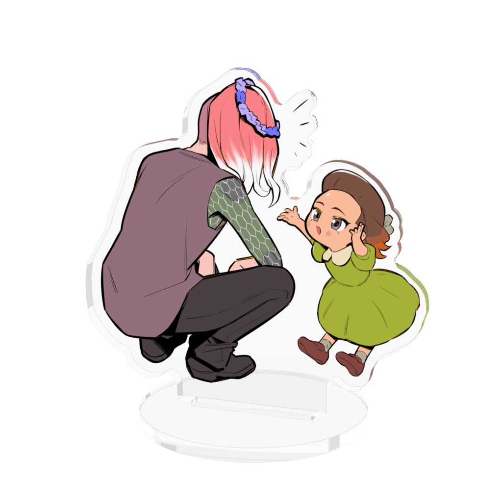 ノズノ子とちあきちおじさん＿アクスタ(70mm)