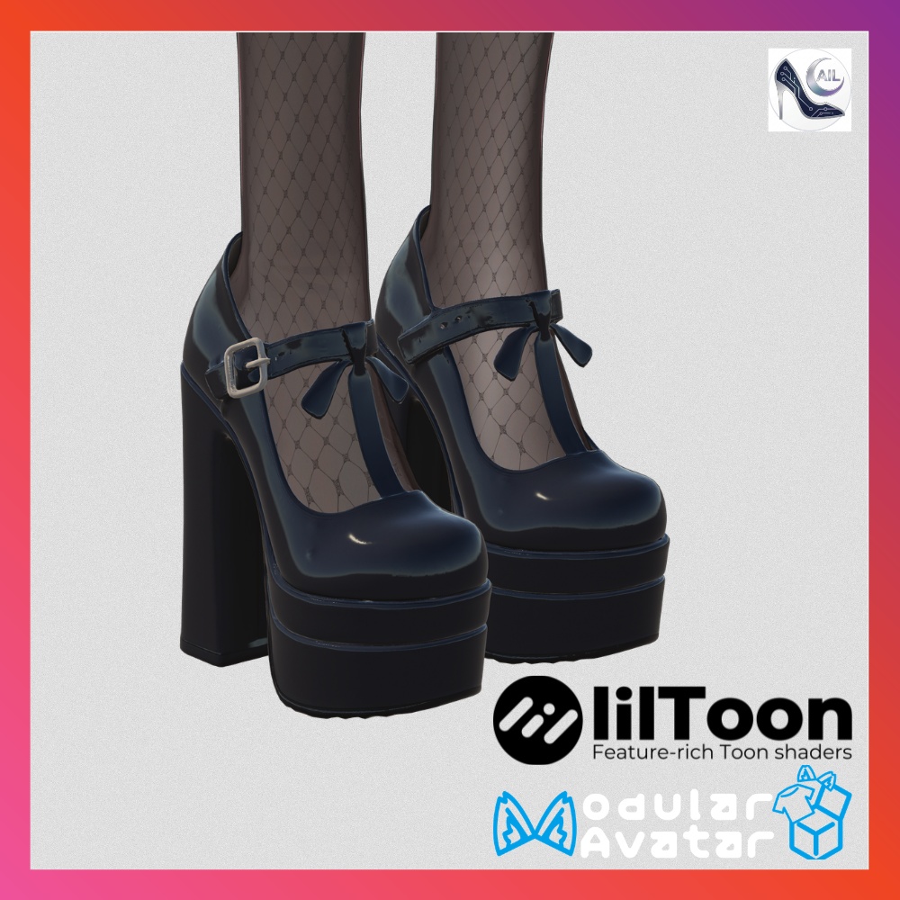 [VRChat] High Heels No.2 - Lumina用 [新商品20%セール中 - 6/10 ~ 6/17]