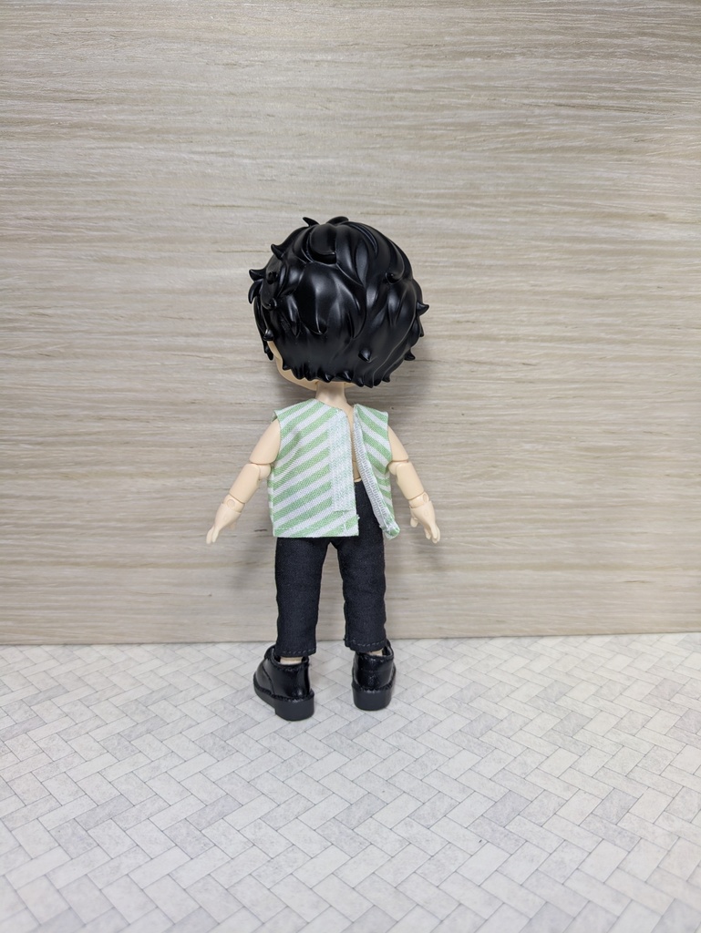 ボーダーノースリーブ      【オビツ11 ねんどろいどどーる】