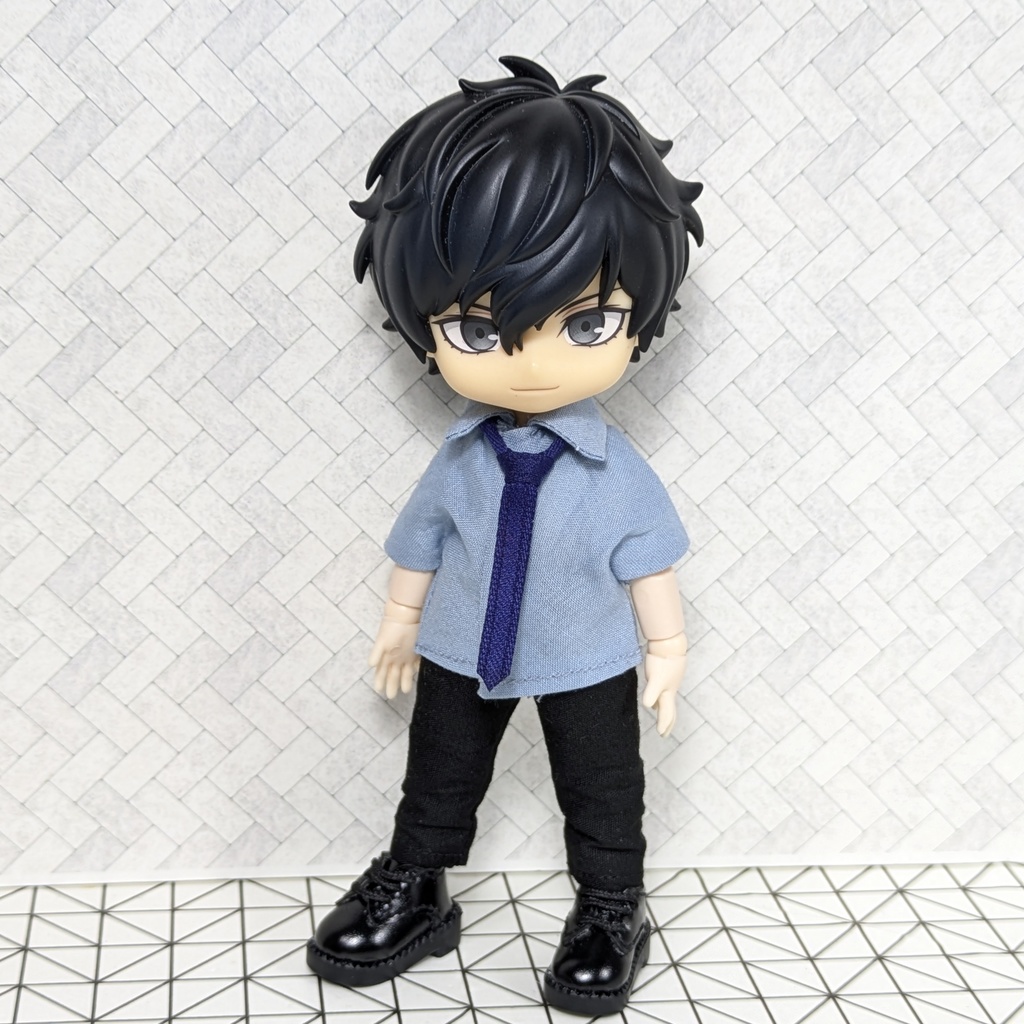 ☆受注製作☆ 組み合わせが選べる! カラーシャツ&ネクタイ 【オビツ11 ねんどろいどどーる】