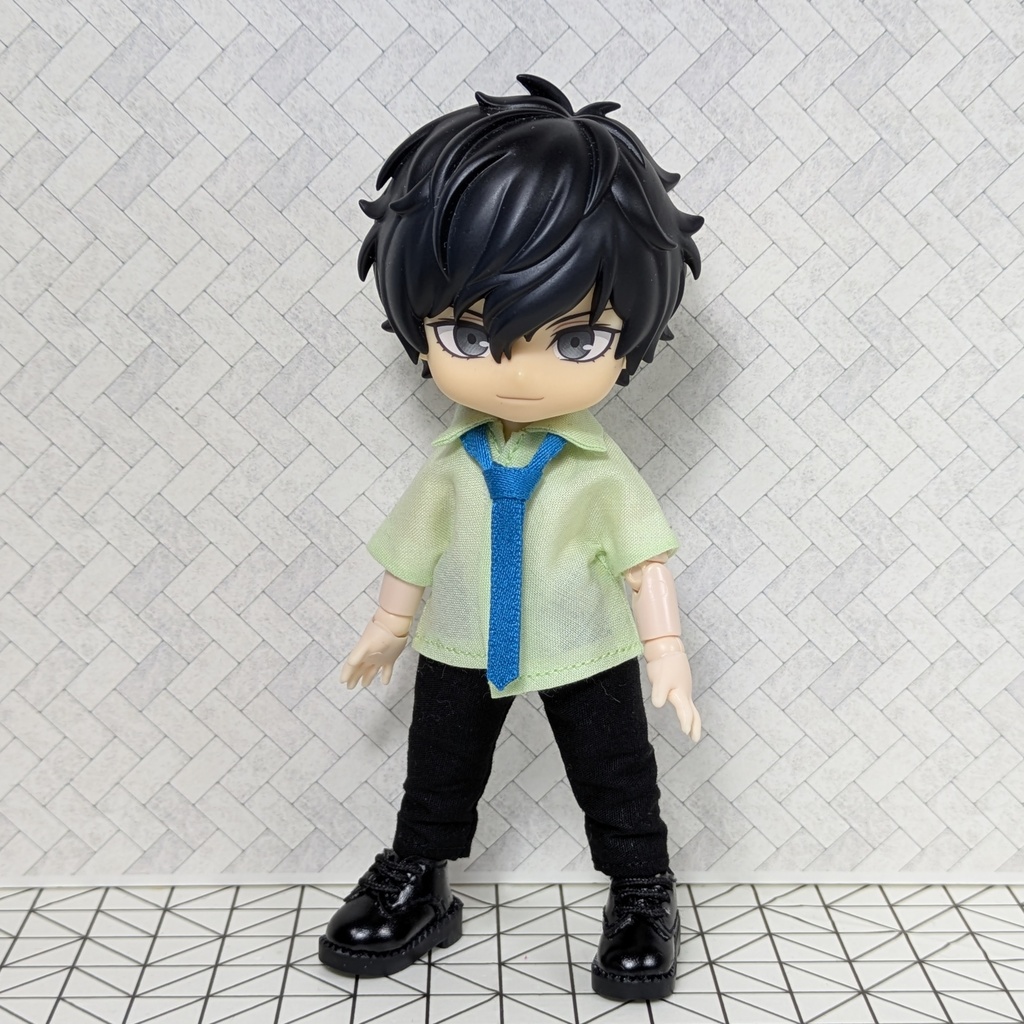 ☆受注製作☆ 組み合わせが選べる! カラーシャツ&ネクタイ 【オビツ11 ねんどろいどどーる】