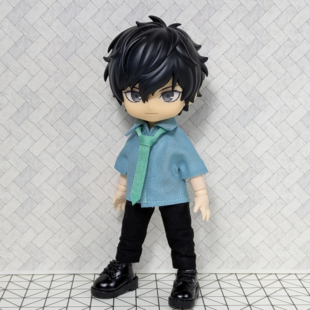 ☆受注製作☆ 組み合わせが選べる! カラーシャツ&ネクタイ 【オビツ11 ねんどろいどどーる】