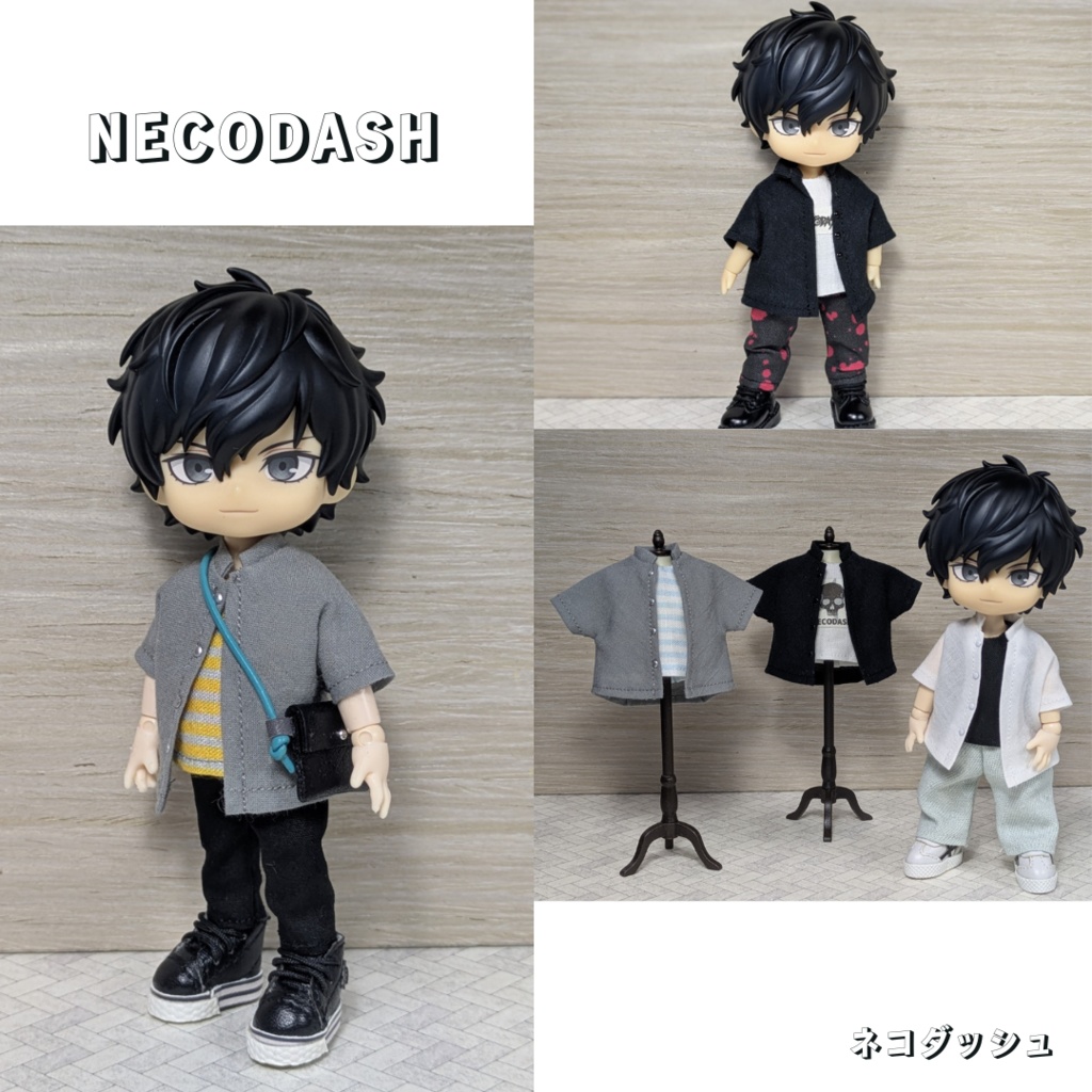 羽織りシャツ 【オビツ11 ねんどろいどどーる】