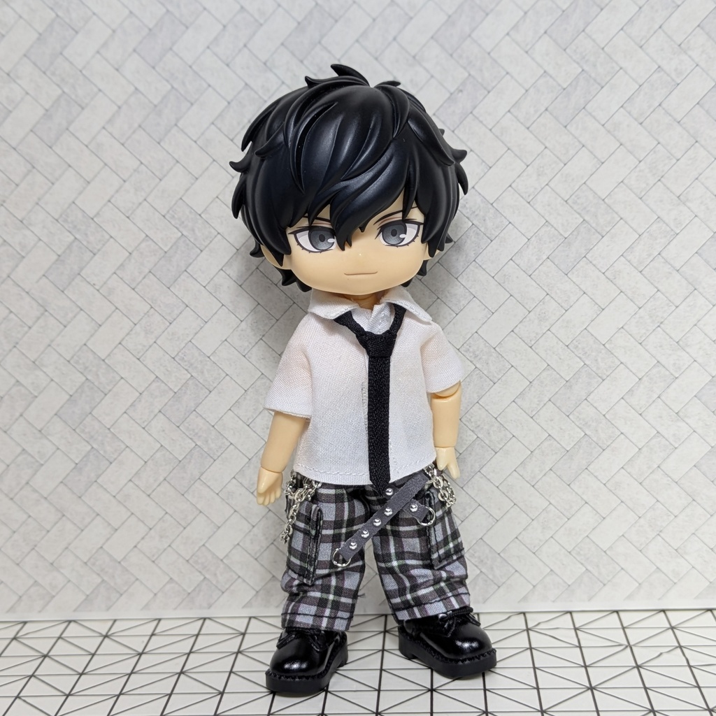 チェックパンツ【飾り付】 【オビツ11 ねんどろいどどーる】