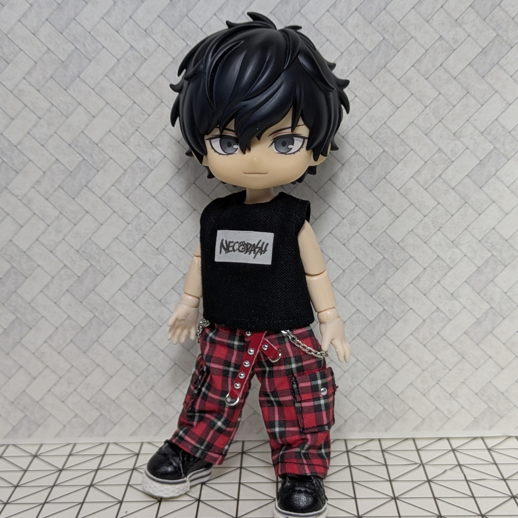 チェックパンツ【飾り付】 【オビツ11 ねんどろいどどーる】