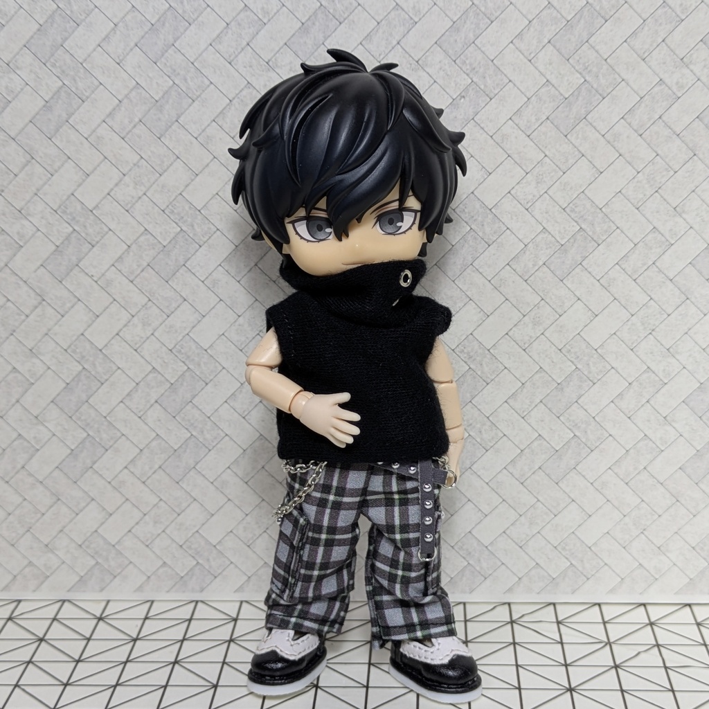 チェックパンツ【飾り付】 【オビツ11 ねんどろいどどーる】