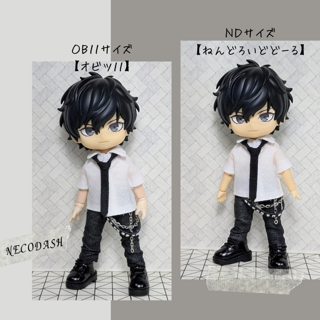 チェーン付パンツ 【オビツ11 ねんどろいどどーる】