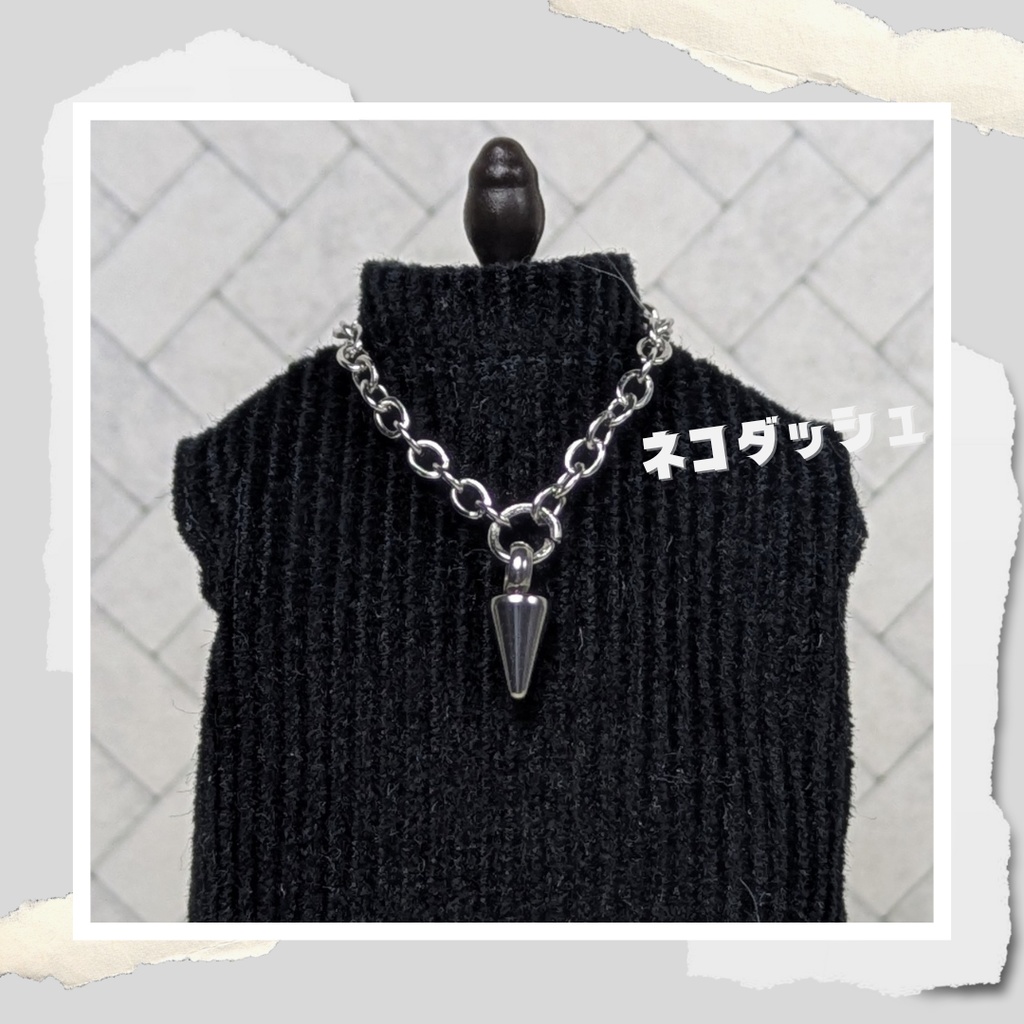 ☆1/21販売開始☆ネックレス【スパイク】　　【オビツ11　ねんどろいどどーる】