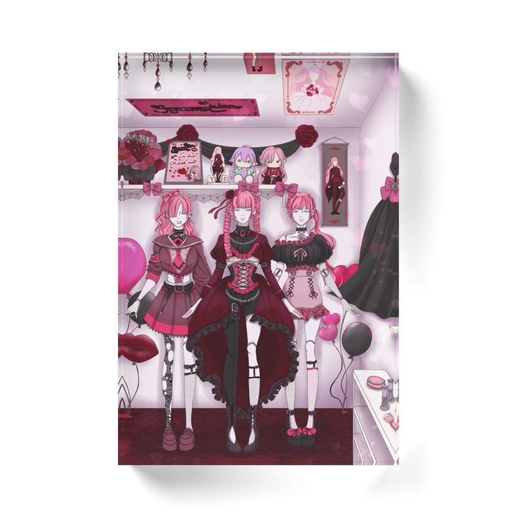 ゆめのお部屋アクリルブロック