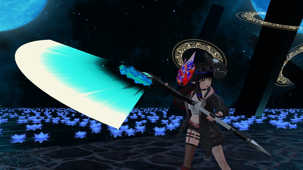 【VRC向け】宝石の斧