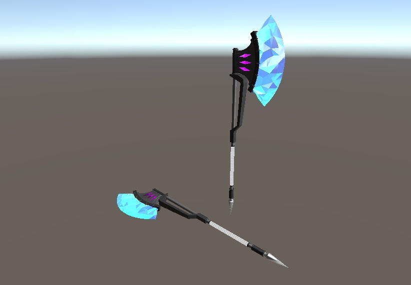 【VRC向け】宝石の斧