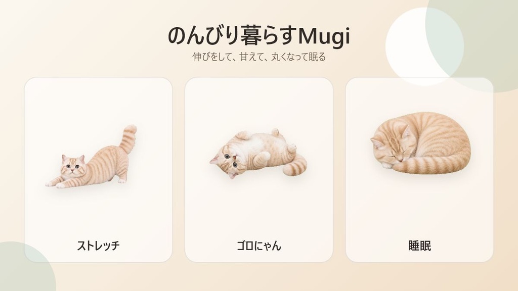 【Windows】マンチカン「Mugi」デスクトップペット 製品版 v0.7.0|複数起動・交流