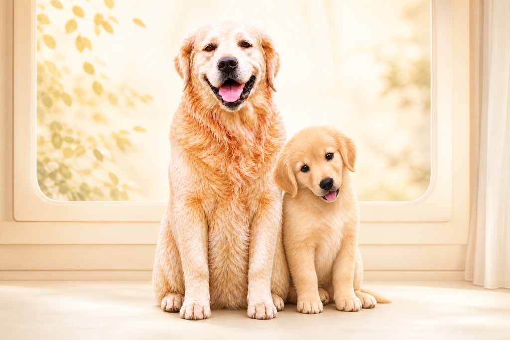 【Windows】Golden Retriever Desktop Pet 製品版 v0.3.84|成犬・子犬・複数起動