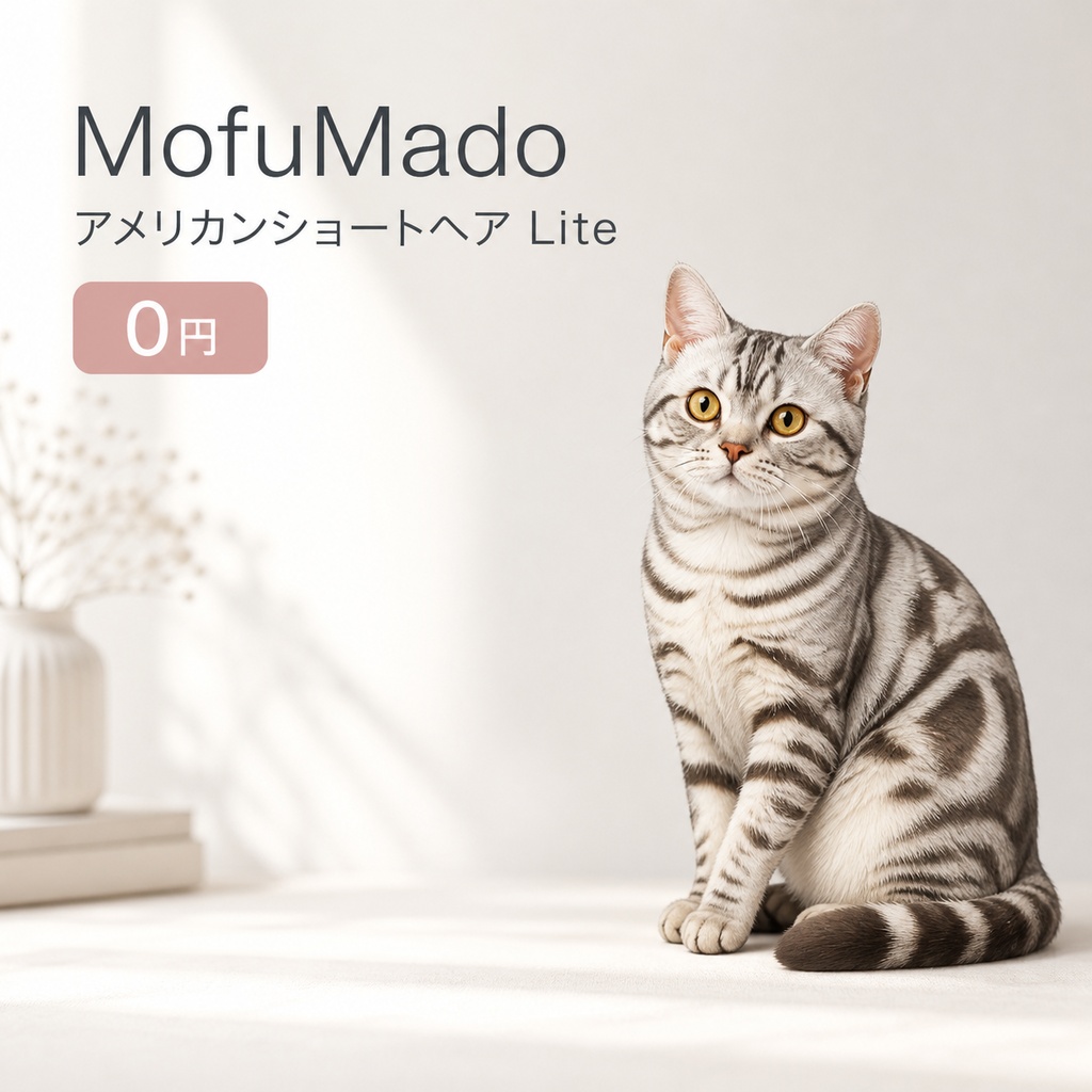 MofuMado アメリカンショートヘア Lite｜無料デスクトップペット【Windows版】