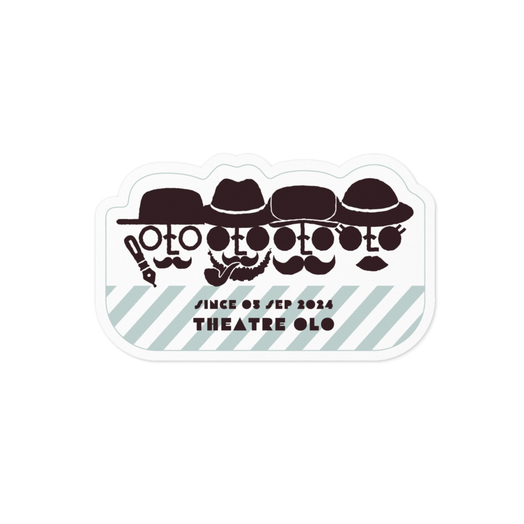 メンバーオロくんステッカー(水色)
